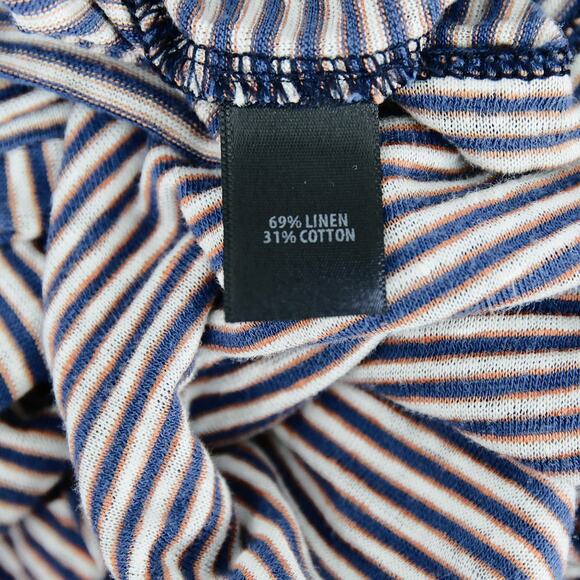 ST. JOHN Collection Striped Linen Blend Jersey Top size XS - Picture 6 of 6